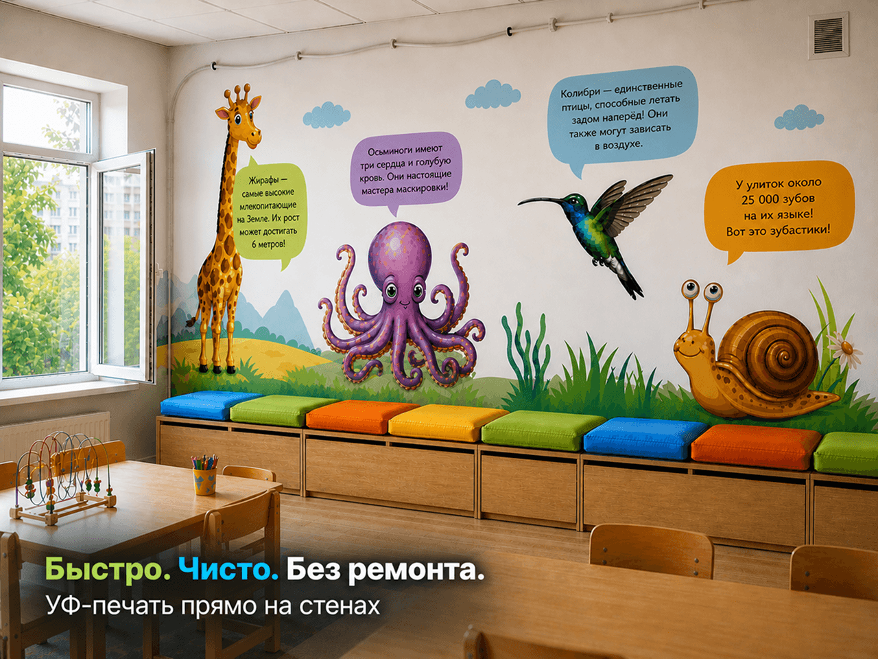 печать на стене интерьер Уфа